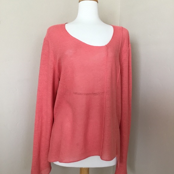 Eileen Fisher Sweaters - Eileen Fisher Sweater Lightweight 100% Linen Size XL